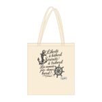 Sac fourre-tout bio "Liberté à Babord" | Zen Natural
