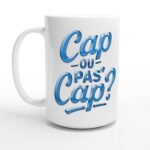 Mug en Céramique 'Cap ou Pas Cap' - Illustration d'un Marin Sage, 443ml