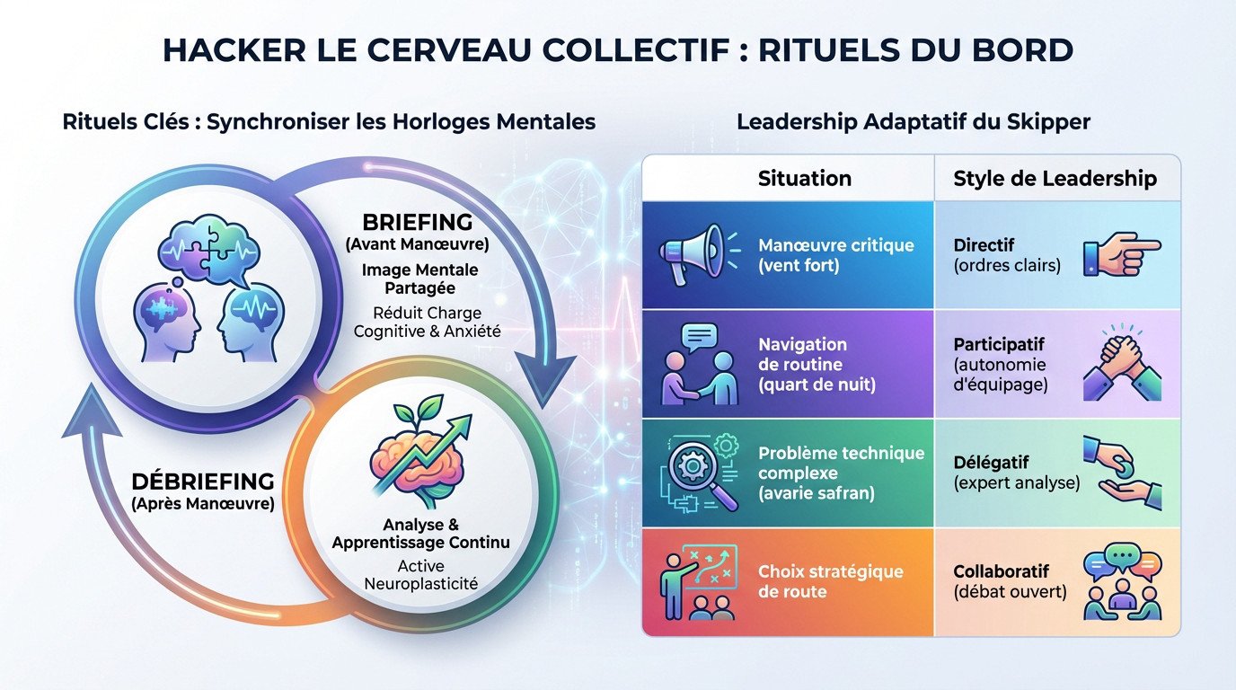 <strong>coordination et les rituels de bord</strong>