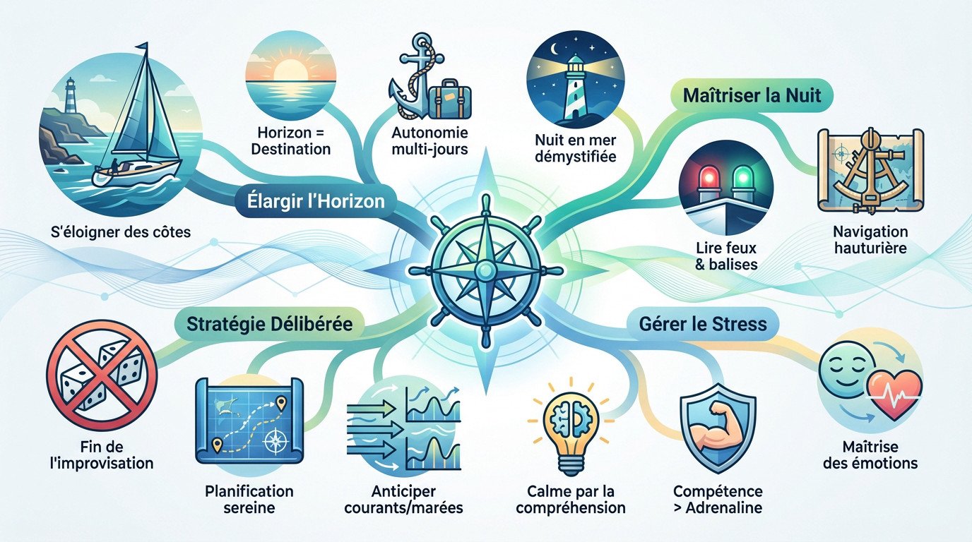 Formation voile pour débloquer les frontières de votre carte marine