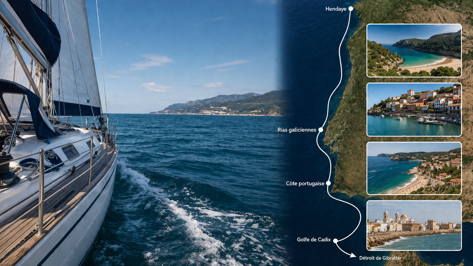de Hendaye à Gibraltar à la voile